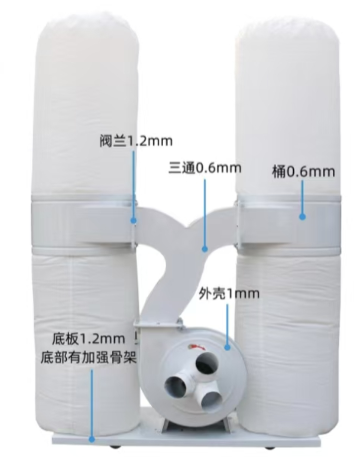 Dust collector layout