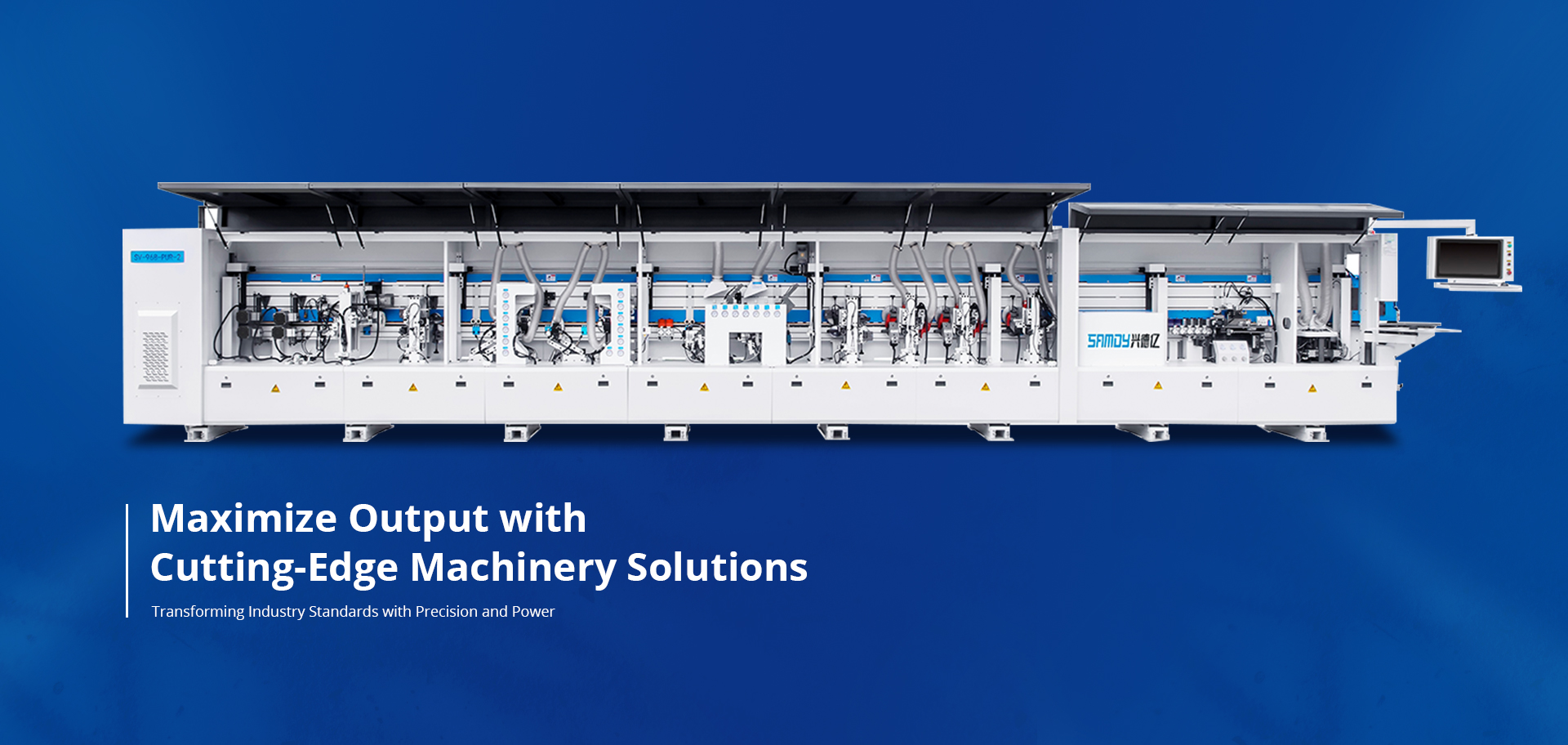 China laser edge banding machine