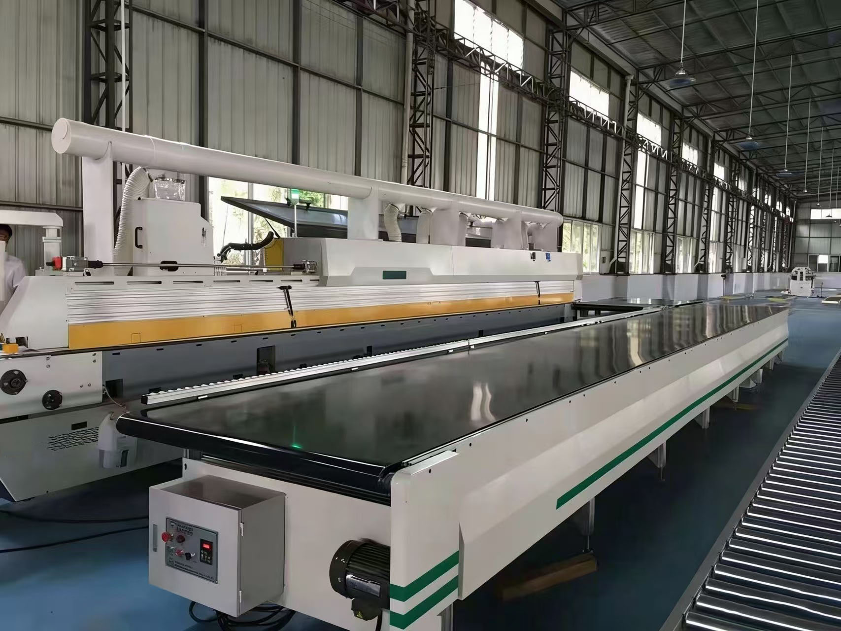Belt conveyor return line